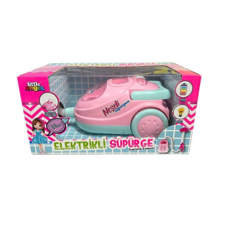 Oydaş Pilli Neşeli Süpürge Orta Boy OYD-02601-Pembe - 1