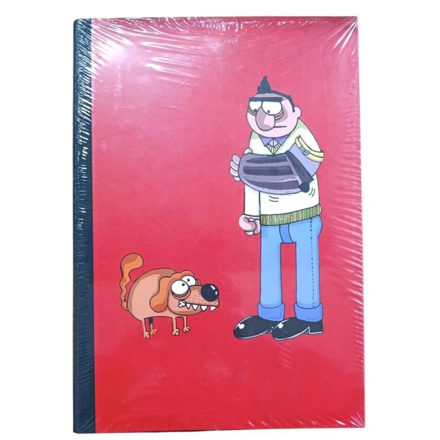 Paklon Kapaklı Tasarımlı Sekreterlik-Köpek ve Adam - 1