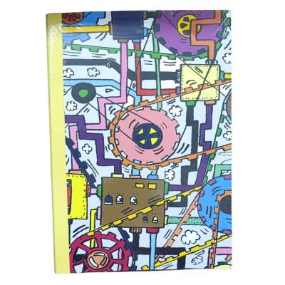 Paklon Kapaklı Tasarımlı Sekreterlik-Renkli Şekil