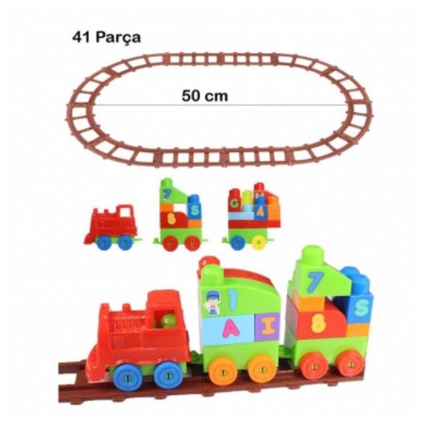 Play Blox 50 Cm Oyuncak Tren Seti 41 Parça 2403 - 2