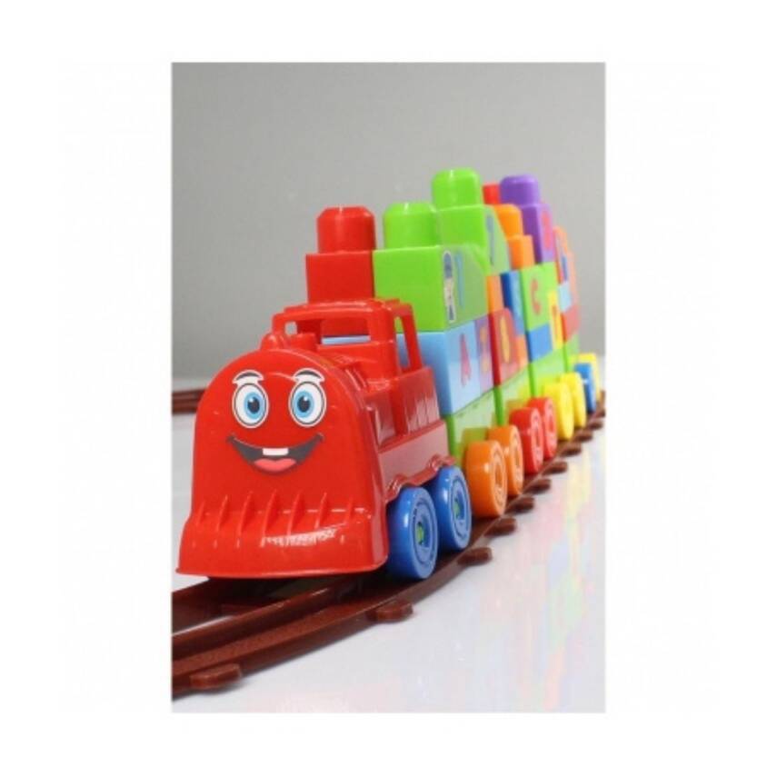 Play Blox 93 Cm 77 Parça Sayı ve Alfabe Oyuncak Tren Seti 2397 - 3