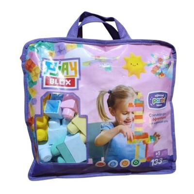 Play Blox Block Pastel 133 Pcs Bag Girls&Boys 3004