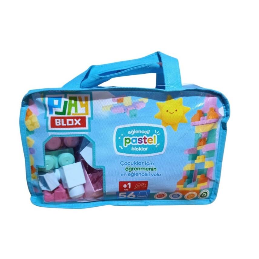 Play Blox Block Pastel 56 Pcs Bag Girls&Boys 2915 - 1