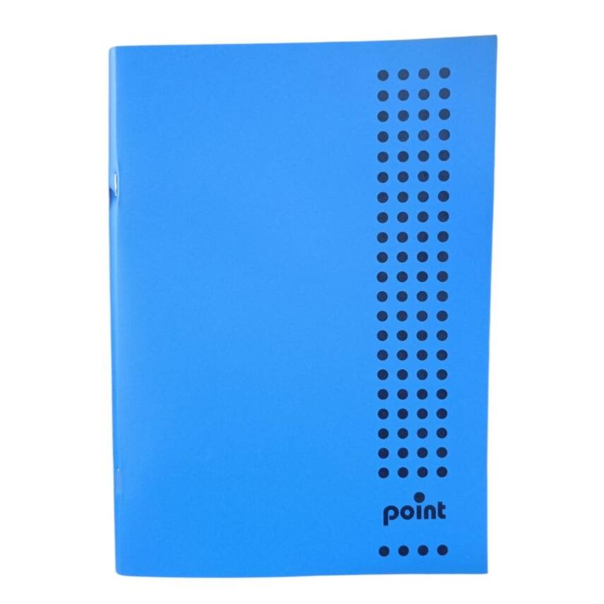 Point A4 Pp Kp. Dikişli 100yaprak Defter Çizgisiz-Mavi - 1
