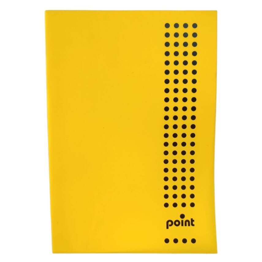 Point A4 Pp Kp. Dikişli 100yaprak Defter Çizgisiz-Sarı - 1