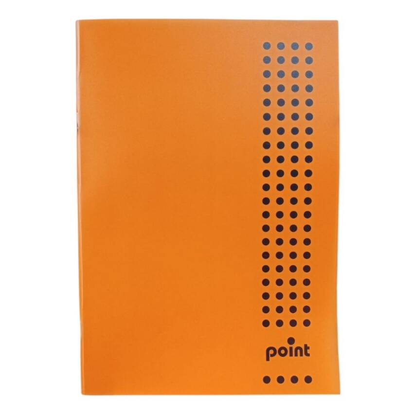 Point A4 Pp Kp. Dikişli 100yaprak Defter Çizgisiz-Turuncu - 1