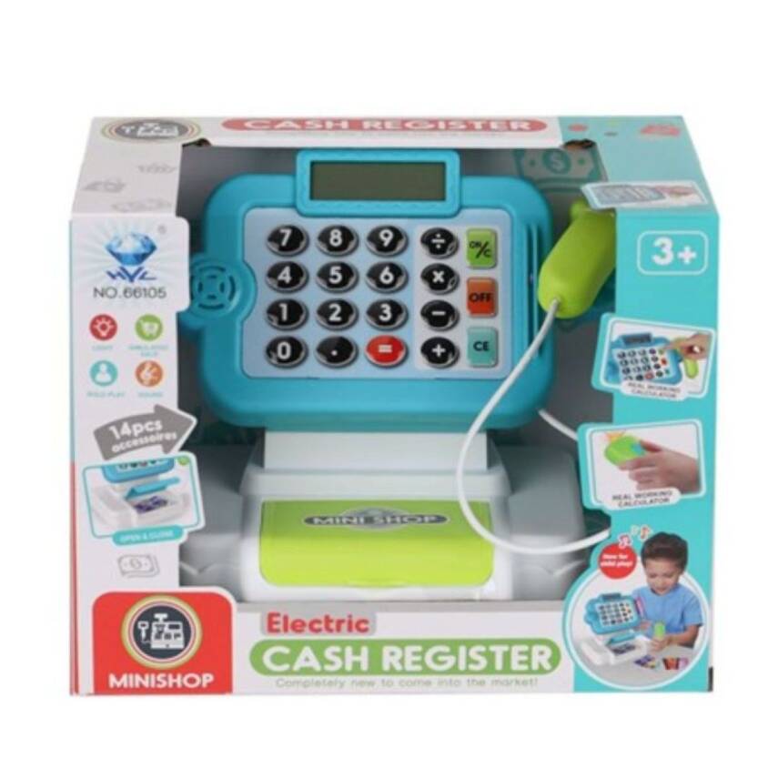 Prestij Oyuncak Pilli Sesli Işıklı Yazar Kasa Seti 66105 - 1