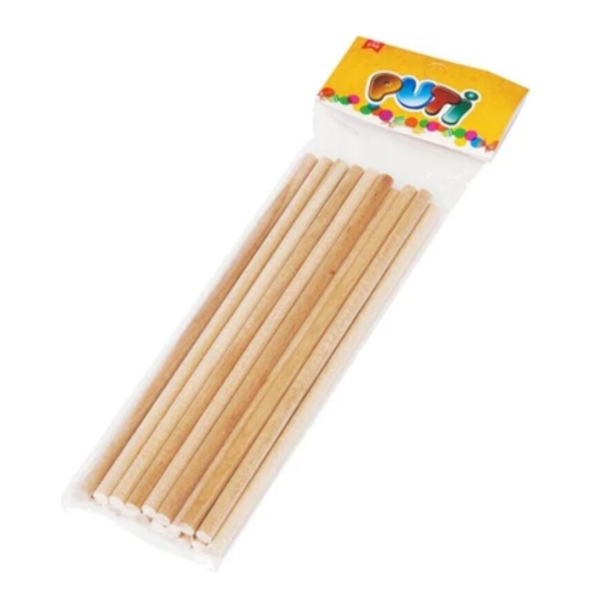 Puti Ahşap Çöp Çubuğu 24lü - 1