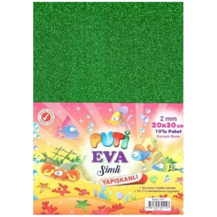 Puti Eva Simli A4 10 lu Karışık Renk 1130 - 1