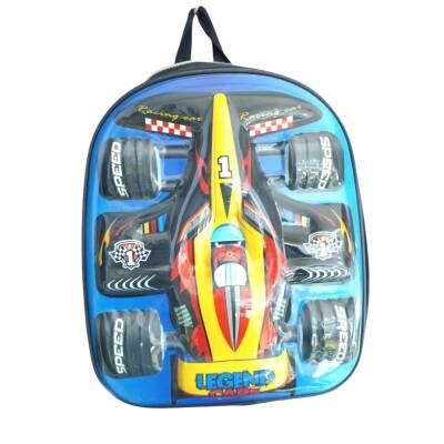 Relaxion 5D Kabartmalı Anaokulu Çanta 3399-Legend Cars