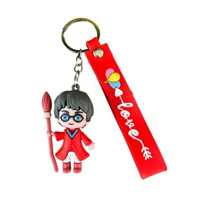 Renkli Silikon Anahtarlıklar-Kırmızı Harry Potter