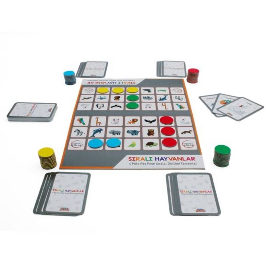 Samatlı Oyuncak Sıralı Hayvanlar 72612 - 2