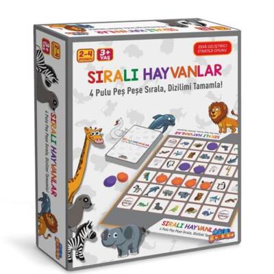 Samatlı Oyuncak Sıralı Hayvanlar 72612