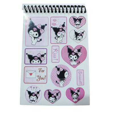 Sanrio A6 Kuromi Sticker Defter - 4