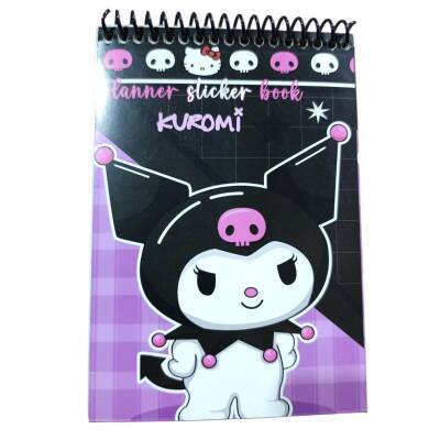 Sanrio A6 Kuromi Sticker Defter