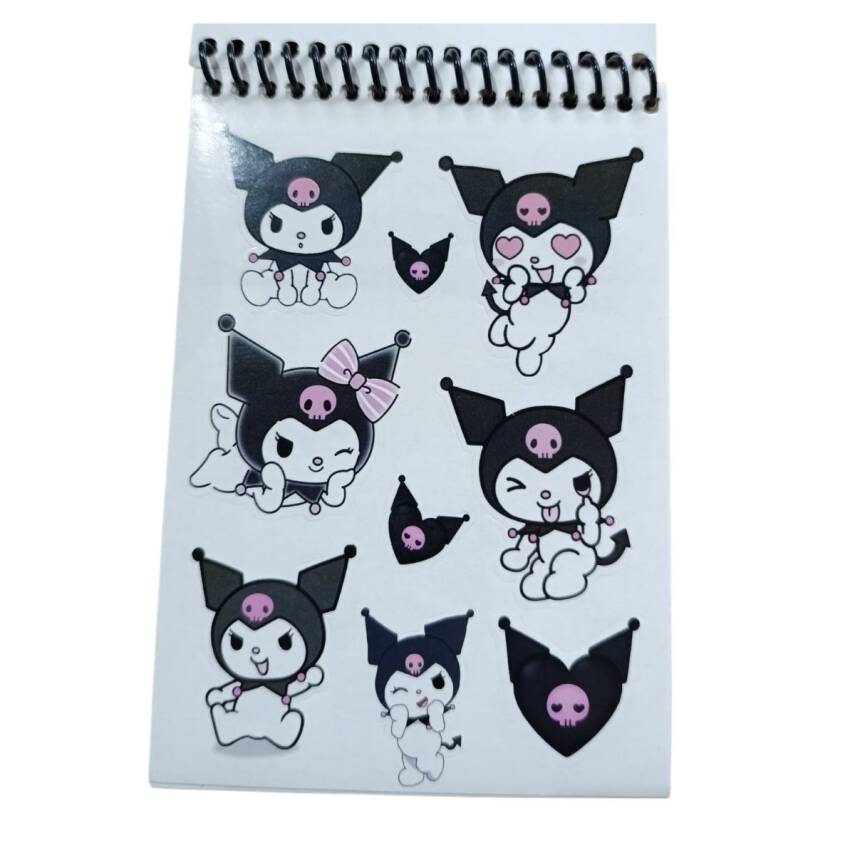 Sanrio A6 Kuromi Sticker Defter - 2