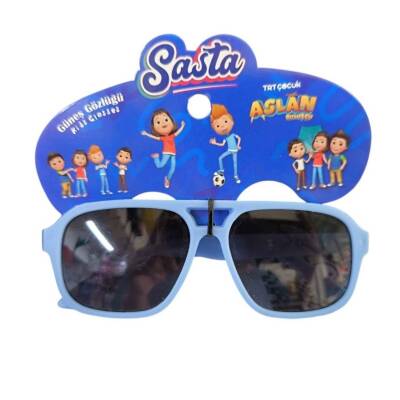 Sasta Lisanslı Aslan Buluşçu Gözlük 602159-Mavi Yuvarlak