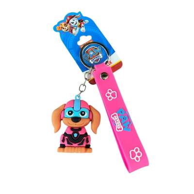 Sasta Lisanslı Silikon Anahtarlık 582648-Pembe Zuma