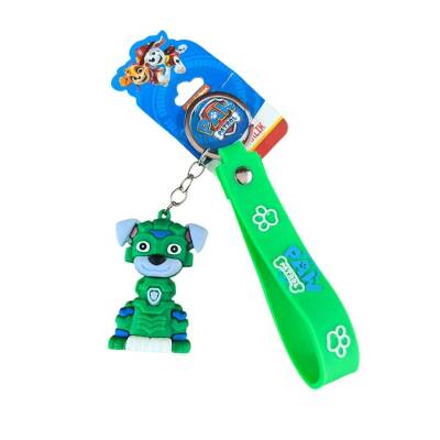 Sasta Lisanslı Silikon Anahtarlık 582648-Yeşil Rocky