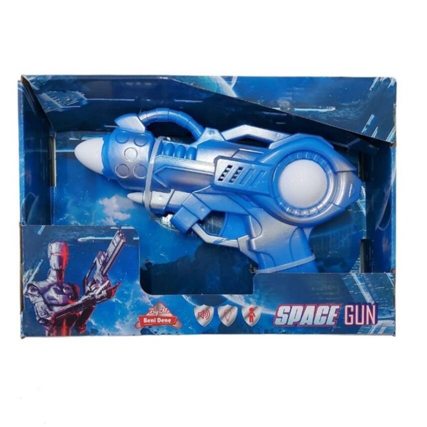 Sebat Oyuncak Space Gun (Uzay Tabancası) Sb 2049 Mavi - 1