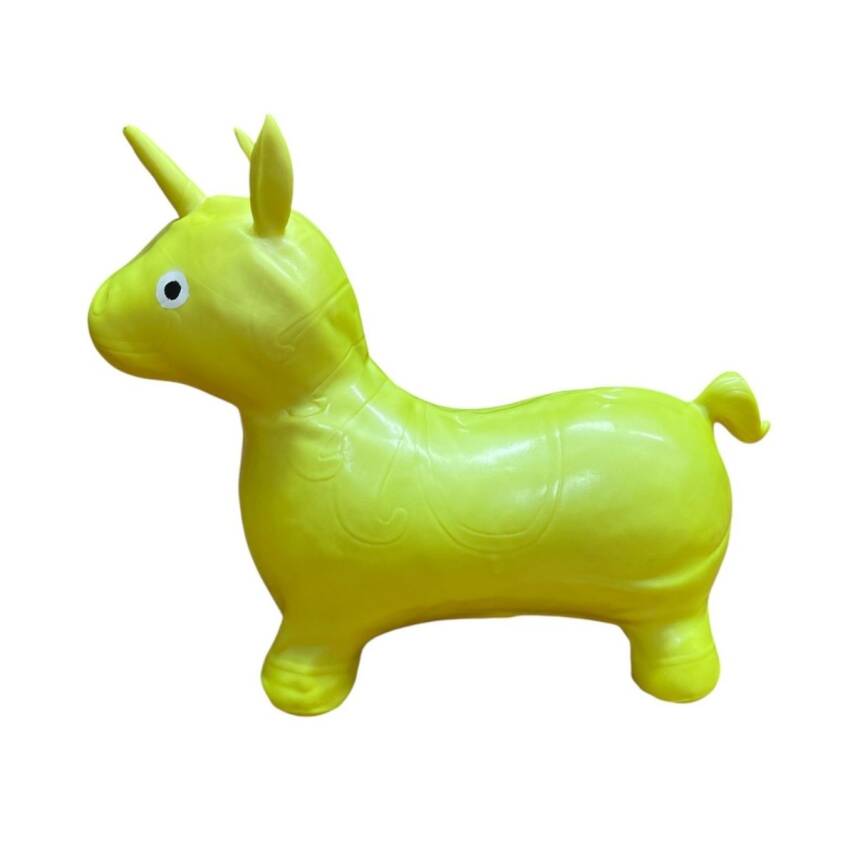 Şişme Zıpzıp Hayvan Pilates Topu-Sarı - 2