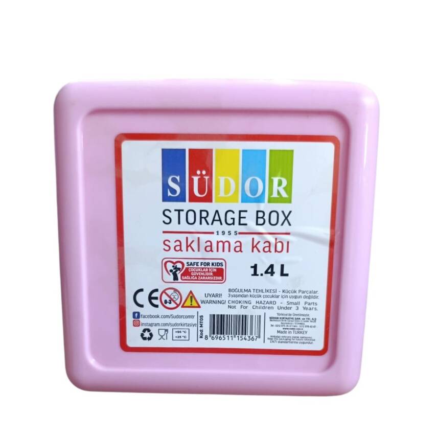 Südor Saklama Beslenme Kabı 1.4 L MT05-Pembe - 1