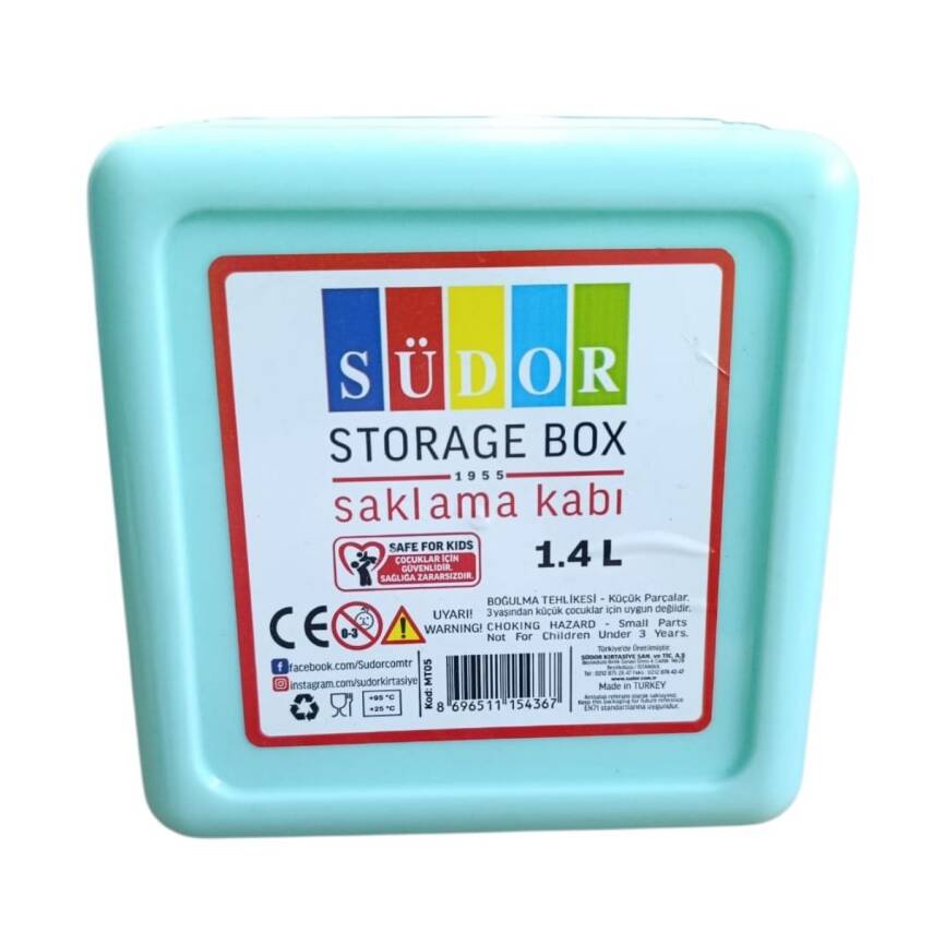 Südor Saklama Beslenme Kabı 1.4 L MT05-Yeşil - 1