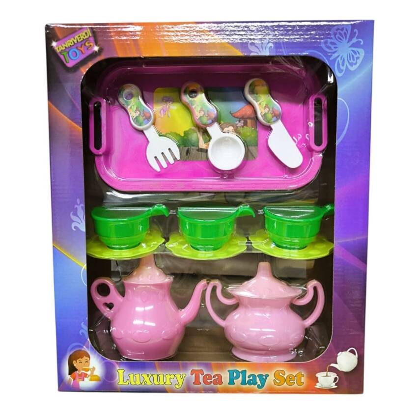 Tanrıverdi Toys Kutulu Çay Seti Smk-023-Yeşil - 1