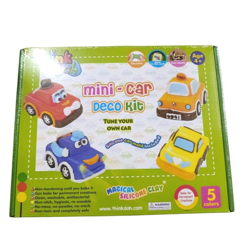 Think-Doh Silikon Model Mini Araba Yapım Seti 29520 - 1