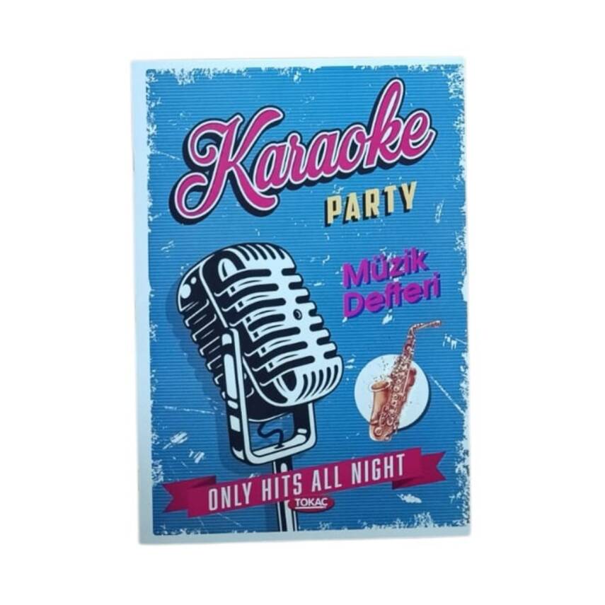 Tokaç A4 Müzik Defteri Karton Kapak 40 Yp-Karaoke - 1