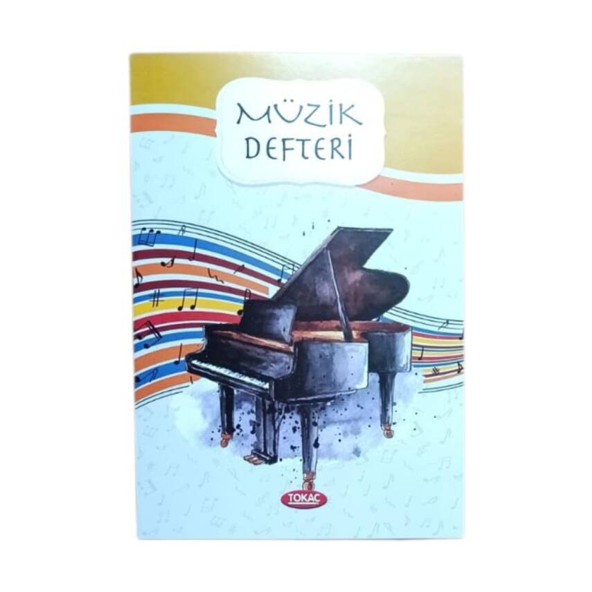 Tokaç A4 Müzik Defteri Karton Kapak 40 Yp-Piyano - 1