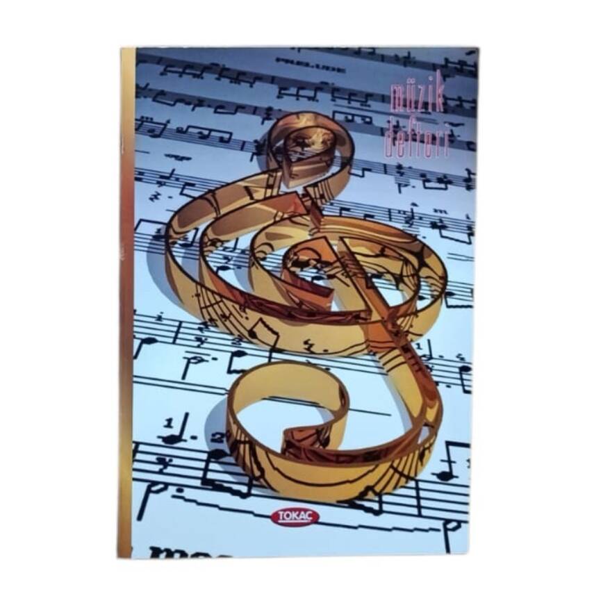 Tokaç A4 Müzik Defteri Karton Kapak 40 Yp-Sol Anahtarı - 1