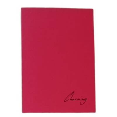 Tokaç A4 PP Kapak Dikişli 40 Yp Kareli Defter-Kırmızı