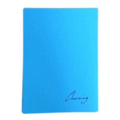 Tokaç A4 PP Kapak Dikişli 40 Yp Kareli Defter-Mavi