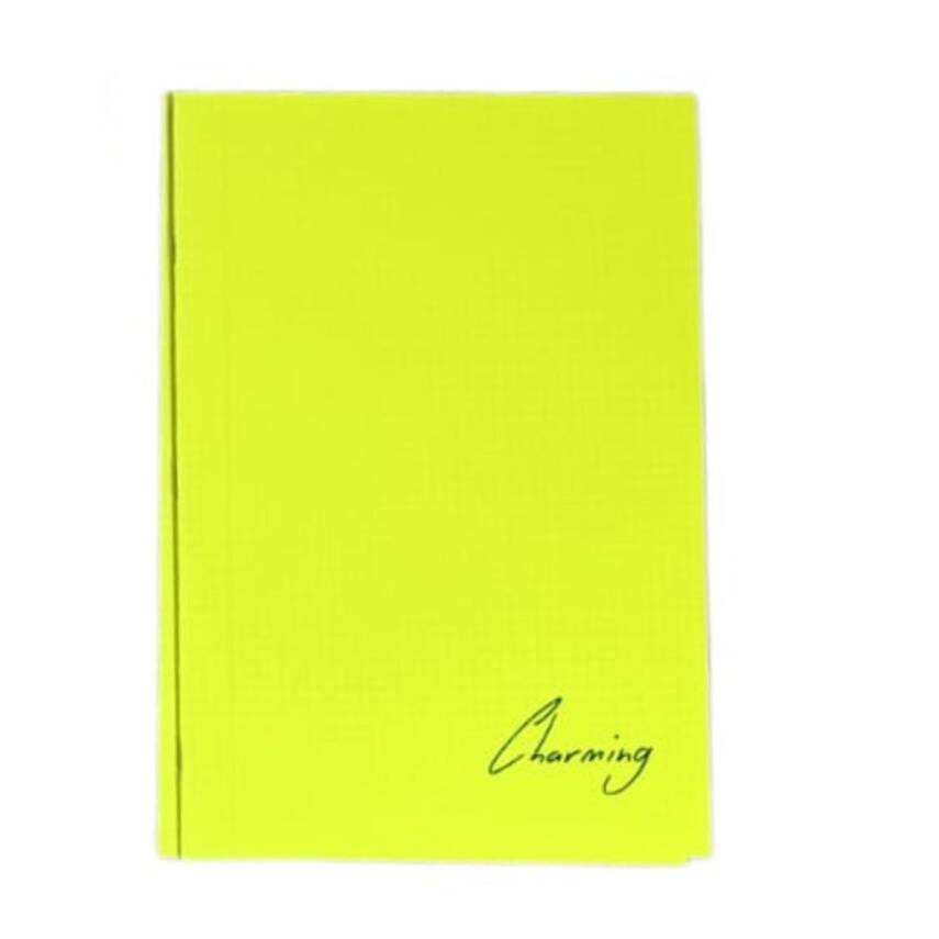 Tokaç A4 PP Kapak Dikişli 40 Yp Kareli Defter-Sarı - 1