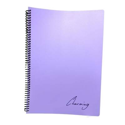 Tokaç A4 Pp Kapak Spiralli 120 Yaprak Defter Kareli Tok-220-Mor