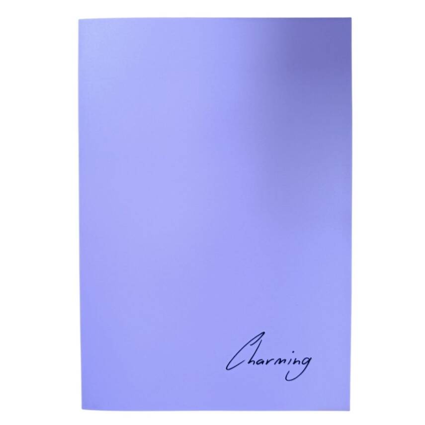 Tokaç A4 Pp Kp. Dikişli 100yaprak Defter Kareli TOK-490-Mor - 1