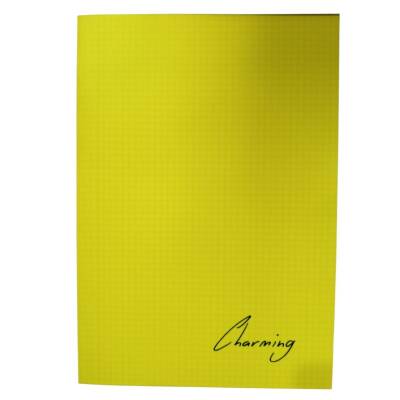 Tokaç A4 Pp Kp. Dikişli 100yaprak Defter Kareli TOK-490-Sarı