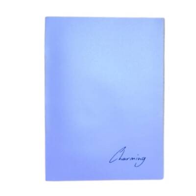 Tokaç A4 PP KP Dikişli 60 Yp Çizgili Defter-Gri