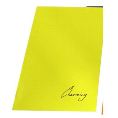 Tokaç A4 PP KP Dikişli 60 Yp Kareli Defter-Sarı