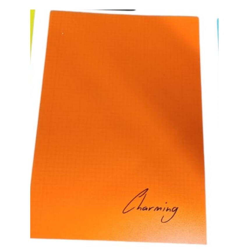 Tokaç A4 PP KP Dikişli 60 Yp Kareli Defter-Turuncu - 1