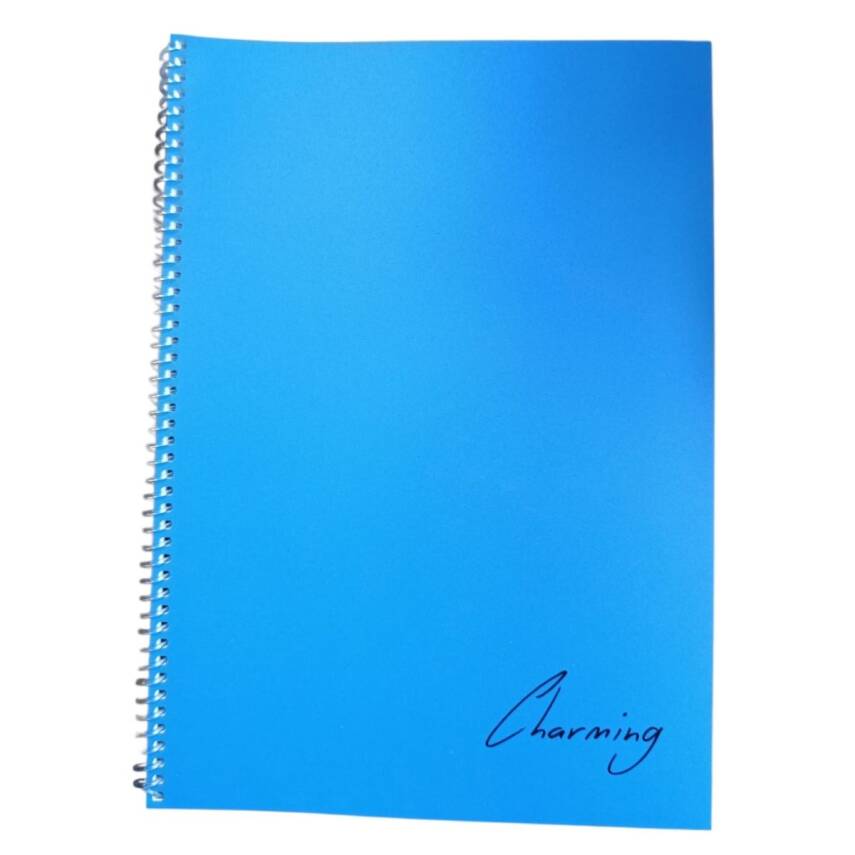 Tokaç A4 Pp. Kp Spiralli 72 Yp Defter Düz TOK-170-Lacivert - 1