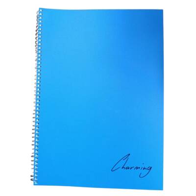 Tokaç A4 Pp. Kp Spiralli 72 Yp Defter Düz TOK-170-Lacivert