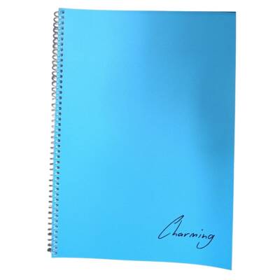 Tokaç A4 Pp. Kp Spiralli 72 Yp Defter Düz TOK-170-Mavi