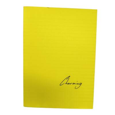 Tokaç A5 Pp Kp. Dikişli 40 Yaprak Defter Çizgili TOK-500-Sarı