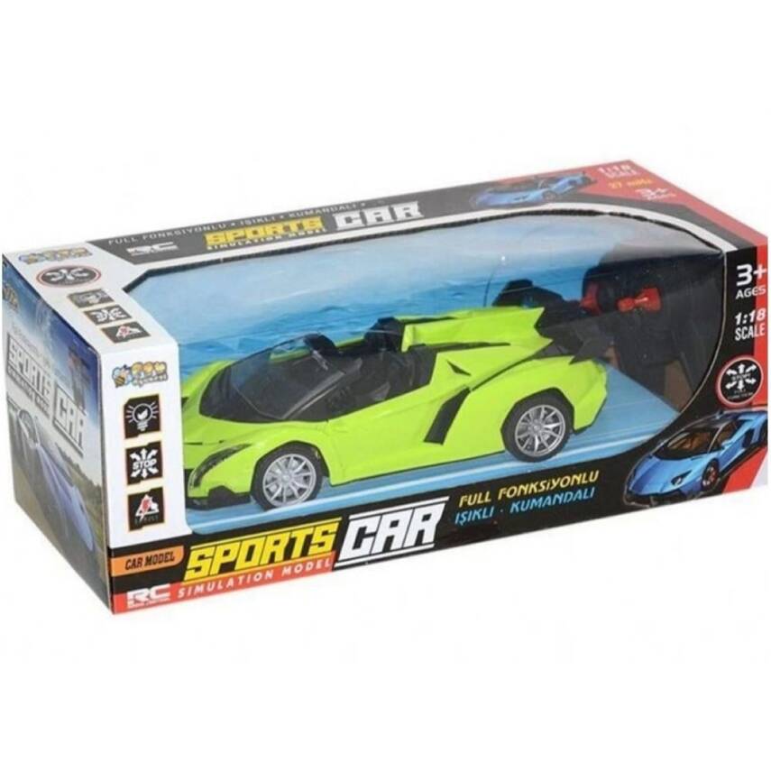 Toysan 1:18 Uzaktan Kumandalı Araba 797-25-Yeşil - 1