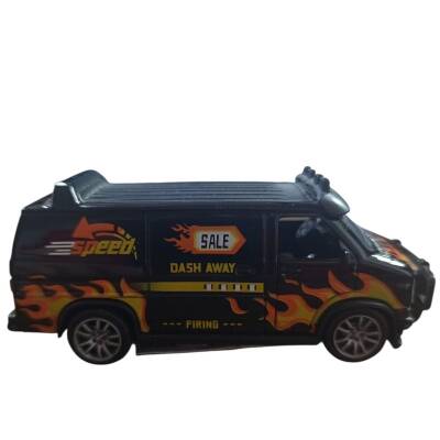 Toysan 1.32 Ölçek Çek Bırak Araba K174A21-Siyah - 2