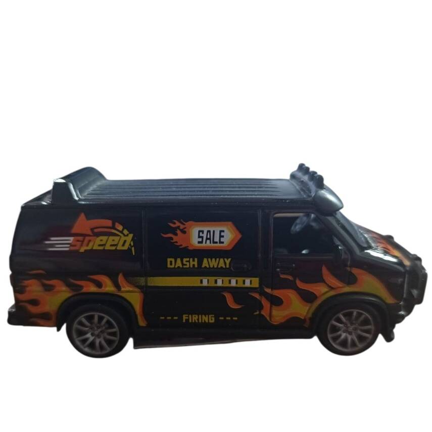 Toysan 1.32 Ölçek Çek Bırak Araba K174A21-Siyah - 2