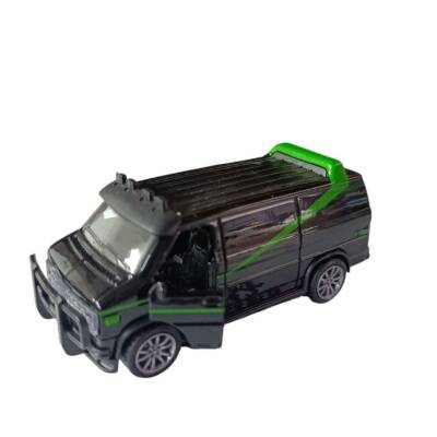Toysan Çek Bırak Minibüs K174A19-Siyah-Yeşil Araba - 2