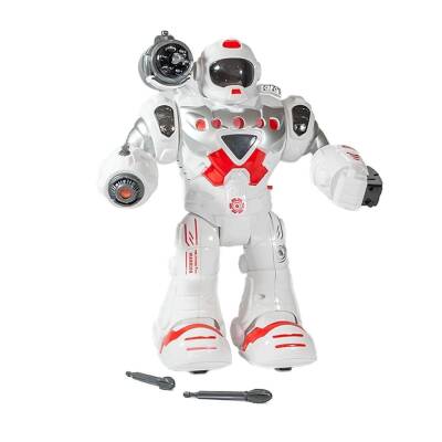 Toysan Hareketli Işıklı Ve Sesli Ok Atan Oyuncak Robot 827-Kırmızı